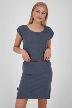 Damen Sommerkleid ElliAK - In farbenfrohen Designs Dunkelblau von alifeandkickin