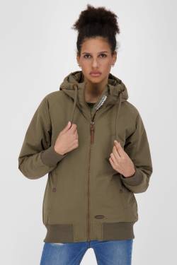 Damen Winterjacke JohannaAK A - Trendy und warm Dunkelgrün von alifeandkickin