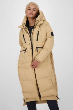 Damen Winterjacke Lang - Pufferjacke RihannaAK A Beige von alifeandkickin