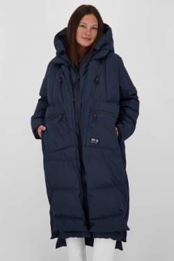 Damen Winterjacke Lang - Pufferjacke RihannaAK A Dunkelblau von alifeandkickin