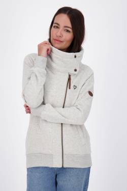 Damen Zip-Jacke MerteAK A - Komfort und Trend in Einem Grau von alifeandkickin