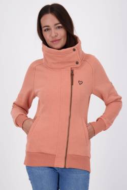 Damen Zip-Jacke MerteAK A - Komfort und Trend in Einem Rosa von alifeandkickin