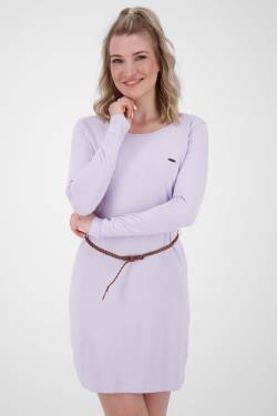 EllinAK A Jerseykleid - Mit geflochtenem Gürtel und figurbetonter Passform Violett von alifeandkickin