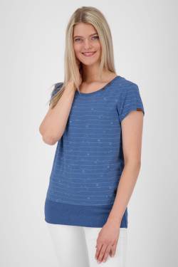 Feminines Kurzarmshirt CocoAK B für stylische Frauen Blau von alifeandkickin