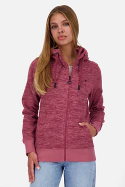 Fleecejacke Damen YasminAK F Dunkelrot von alifeandkickin