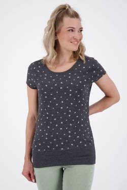 Gemustertes Damenshirt CocoAK B Schwarz von alifeandkickin