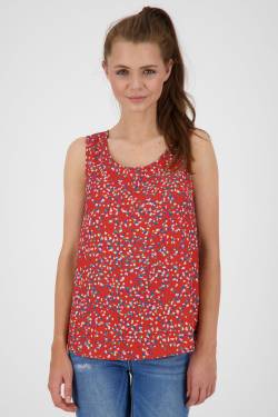 GiuliaAK B Bluse mit Muster - Leichter Sommer-Look für Damen Rot von alifeandkickin