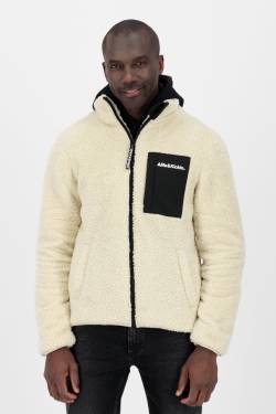 JayAK G Teddy Sweat Jacket  Beige von alifeandkickin