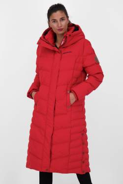 JuaAK A Winterjacke Damen  Dunkelrot von alifeandkickin