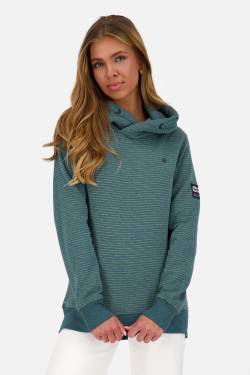 Kapuzenpullover Damen SarinaAK Z im Streifendesign Blau von alifeandkickin