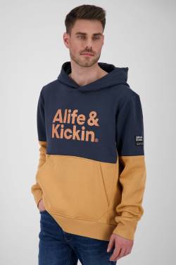 Kapuzensweatshirt OwenAK für Herren - Colorblocking Dunkelblau von alifeandkickin