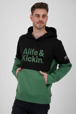 Kapuzensweatshirt OwenAK für Herren - Colorblocking Schwarz von alifeandkickin