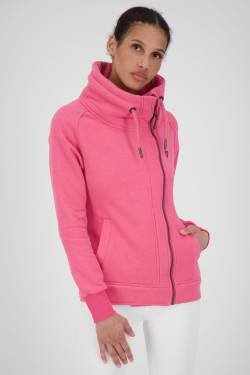 Kuschelig weiche Sweatjacke MerylAK für Damen Pink von alifeandkickin