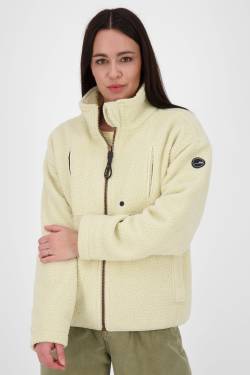 Kuschelige Teddyjacke für Damen von Alife and Kickin - KaluaAK G Beige von alifeandkickin