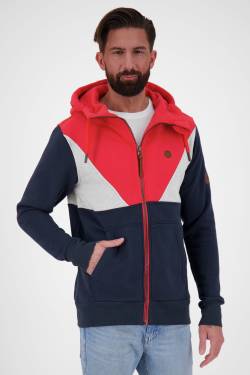 Lässige Kapuzensweatjacke JulianAK O Herren Dunkelblau von alifeandkickin