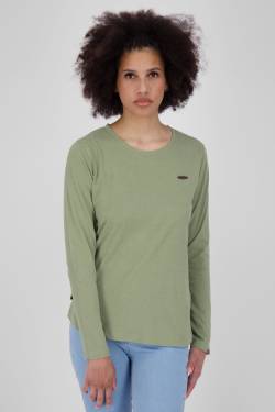 LeaAK A - Hochwertiges Damen Longsleeve für jeden Anlass Grün von alifeandkickin