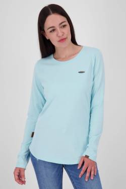 LeaAK A - Hochwertiges Damen Longsleeve für jeden Anlass Hellblau von alifeandkickin