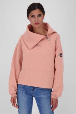 LiaAK A Sweatpullover Damen im Oversize-Look Rosa von alifeandkickin