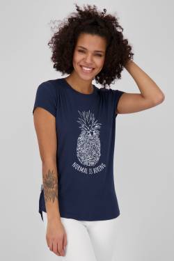 MimmyAK C - Das Must-Have T-Shirt für einen frischen und exotischen Look Dunkelblau von alifeandkickin