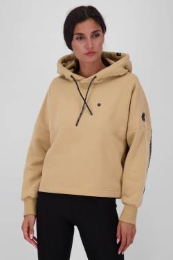 MinaAK A Hoodie Damen kurz geschnitten Beige von alifeandkickin