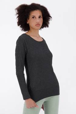 Modisches Damen Longsleeve ConnyAK A - unkompliziert und zeitlos Schwarz von alifeandkickin