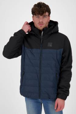 Mr BlackAK A - sportliche Steppjacke für Herren Dunkelblau von alifeandkickin