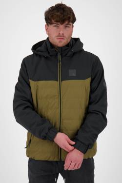 Mr BlackAK A - sportliche Steppjacke für Herren Dunkelgrün von alifeandkickin