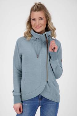 Must-Have für Gemütlichkeit: Damen-Sweatjacke MerylAK Grau von alifeandkickin