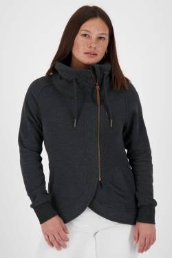 Must-Have für Gemütlichkeit: Damen-Sweatjacke MerylAK Schwarz von alifeandkickin