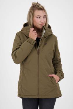 NalinaAK A Winterjacke für Damen - funktional und stilvoll durch den Winter Dunkelgrün von alifeandkickin