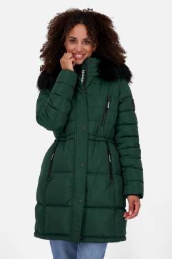 NicolaAK A Puffer Coat  Dunkelgrün von alifeandkickin