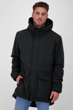 RonAK A Winterjacke Herren warm gefüttert Schwarz von alifeandkickin