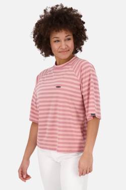 RubyAK Z - ein maritimes T-Shirt mit Streifen für Damen Rosa von alifeandkickin