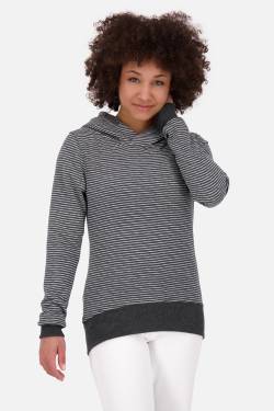 SarinaAK Z Hoodie Damen mit Streifen Schwarz von alifeandkickin