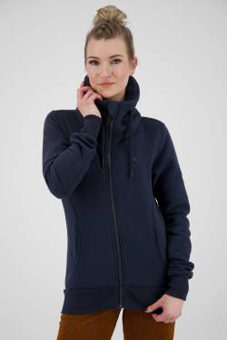 Sommerliche Sweatjacke VivianAK - Weiche Qualität für trendige Looks Dunkelblau von alifeandkickin