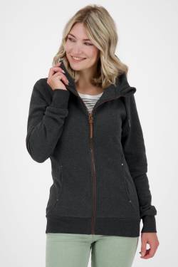 Sommerlicher Style Sweatjacke VivianAK A Damen Schwarz von alifeandkickin