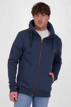 Sportliche Sweatjacke Herren EliasAK A  Dunkelblau von alifeandkickin