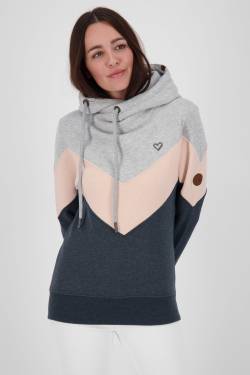 StellaAK A Hoodie Damen mit Colorblock Dunkelblau von alifeandkickin