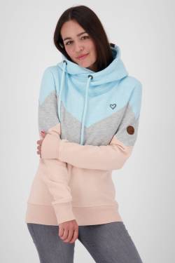 StellaAK A Hoodie Damen mit Colorblock Rosa von alifeandkickin