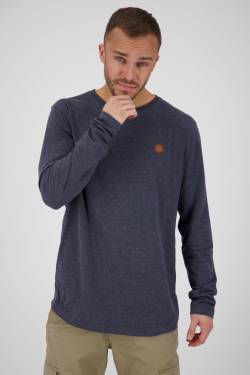 Stilvoll und bequem - Langarmshirt für Herren - Alife and Kickin AlexAK A Dunkelblau von alifeandkickin