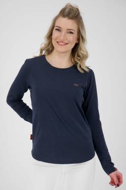 Stilvoll und bequem - Longsleeve LeaAK A für Damen Dunkelblau von alifeandkickin