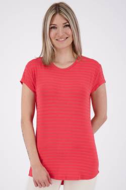 Streifen-Shirt MimmyAK Z für Damen - Leichtigkeit und zeitloses Design Rot von alifeandkickin