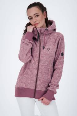 Stylische Fleecejacke für Damen: YasminAK F von Alife and Kickin Violett von alifeandkickin