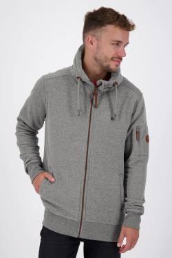 Stylische Herren-Sweatjacke EliasAK Grau von alifeandkickin