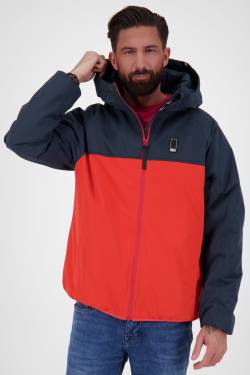 Stylische Herrenjacke für Wind und Wetter – Mr DiamondAK A Rot von alifeandkickin