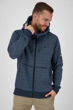 Stylische Sweatjacke TrasherAK B für coole Herren Dunkelblau von alifeandkickin