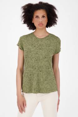 T-Shirt MimmyAK B für Damen - Leicht fließend und angenehm zu tragen Grün von alifeandkickin