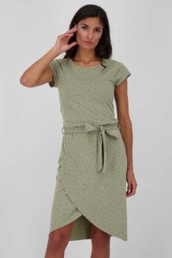 TheaAK Damenkleid mit Allover-Print für den perfekten Sommer-Look Grün von alifeandkickin