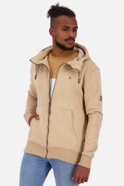 TrasherAK A Sweatjacke Herren mit Kapuze Beige von alifeandkickin