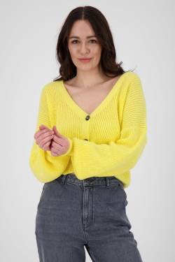 Trendige Damen Strickjacke KrissyAK - Angesagte Farben Gelb von alifeandkickin